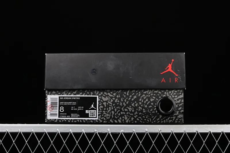 All categories Air Jordan Jordan series basketball shoes Air Jordan 3 Air Jordan 3 "Varsity Royal" AJ3 Joe 3 first layer royal blue CT8532-400